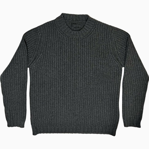 Prada Wool/Cashmere Mock Neck Gray Sweater. Size 58 (US48)MUST READ ABOUT SIZE‼️ - Picture 2 of 16